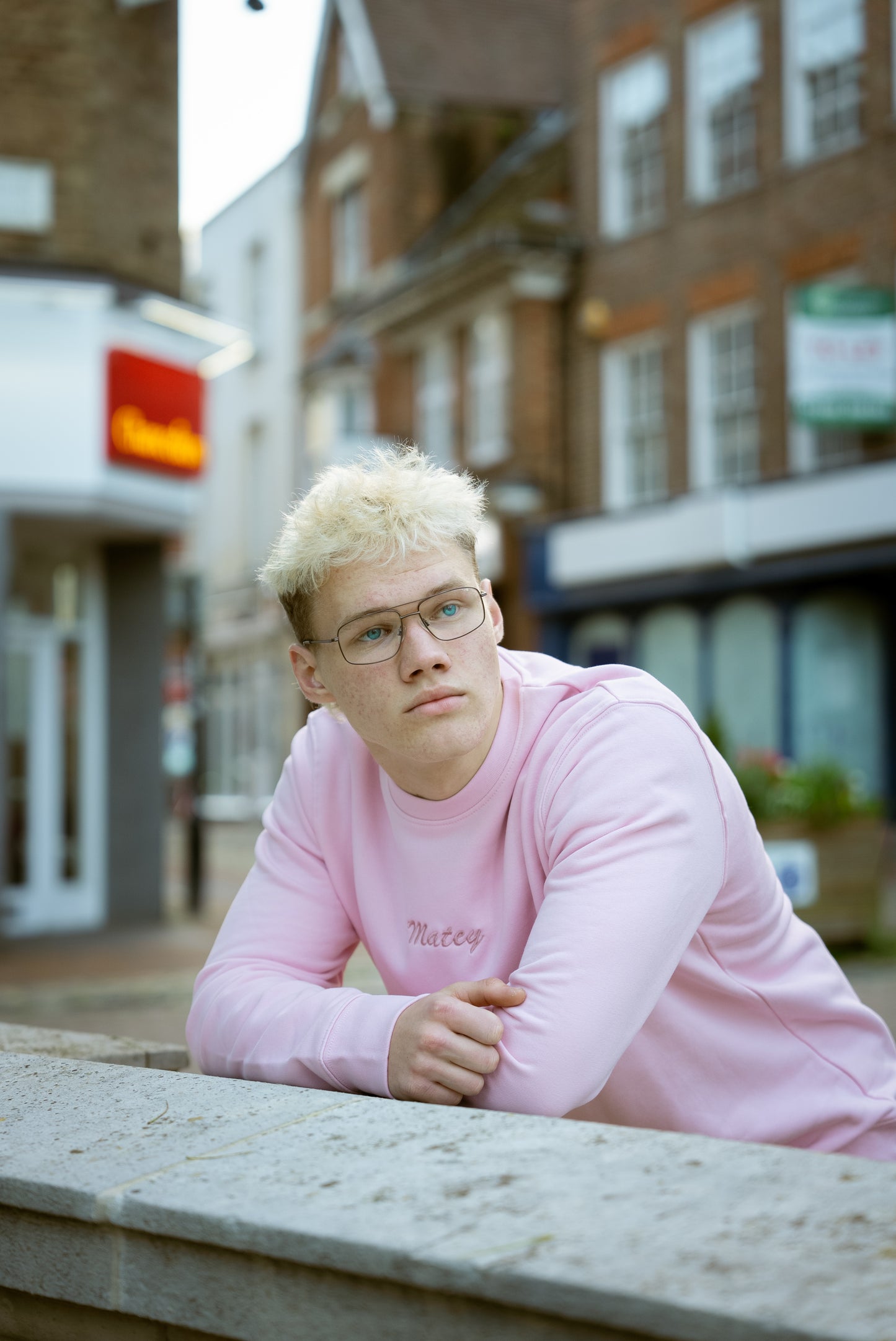 Matey Classic Sweatshirt- Pink