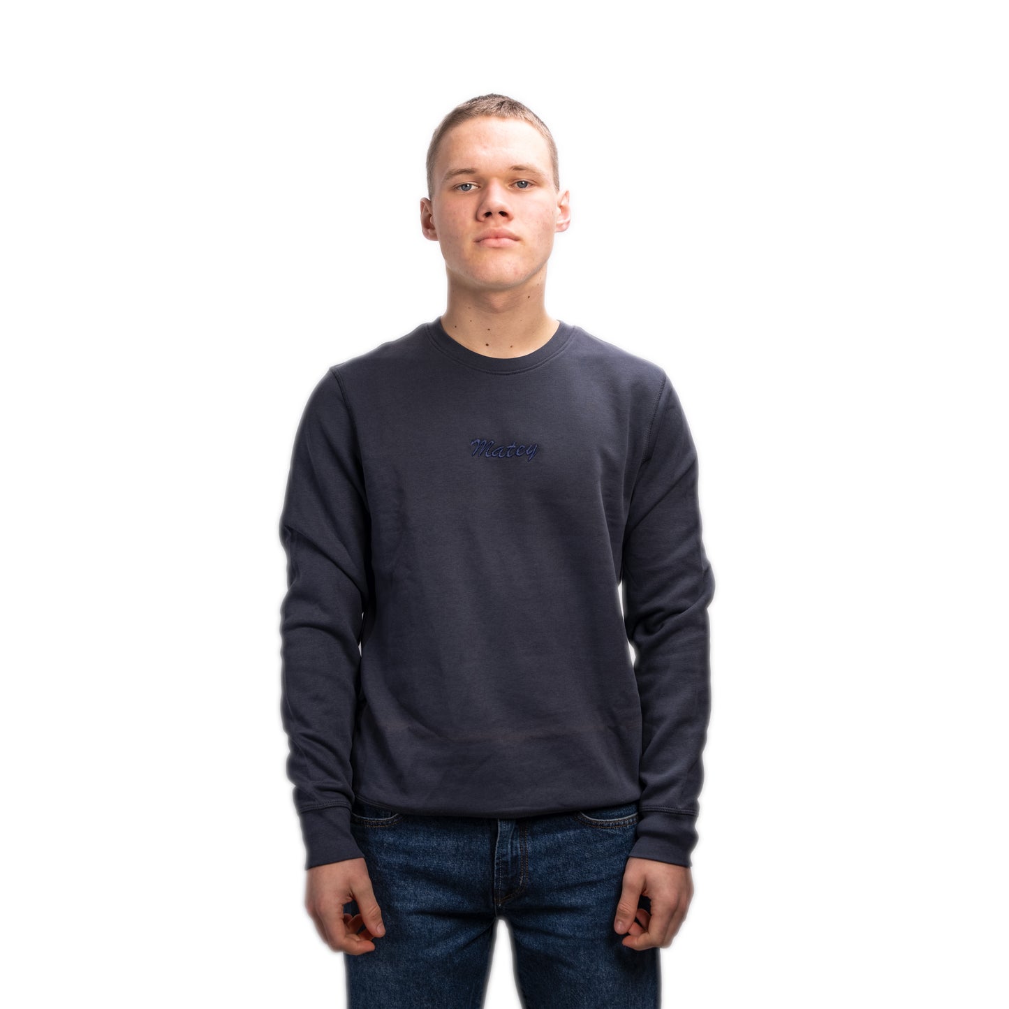 Matey Classic Sweatshirt- India Ink Grey