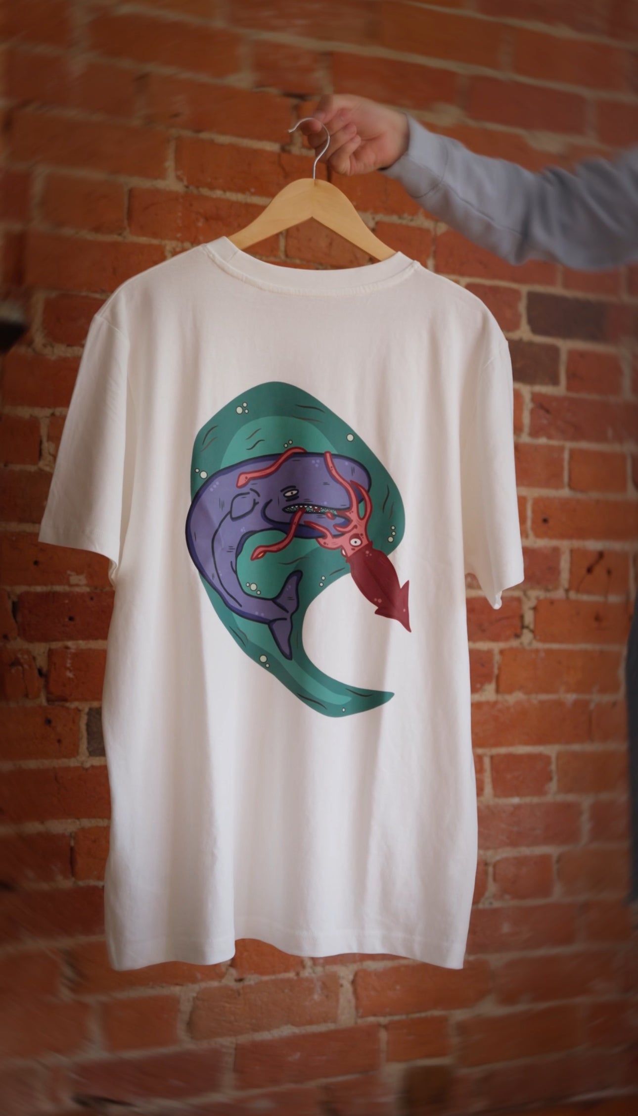 Whale VS Squid T-shirt